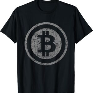Vintage Bitcoin T-Shirt For Crypto Currency Traders T-Shirt